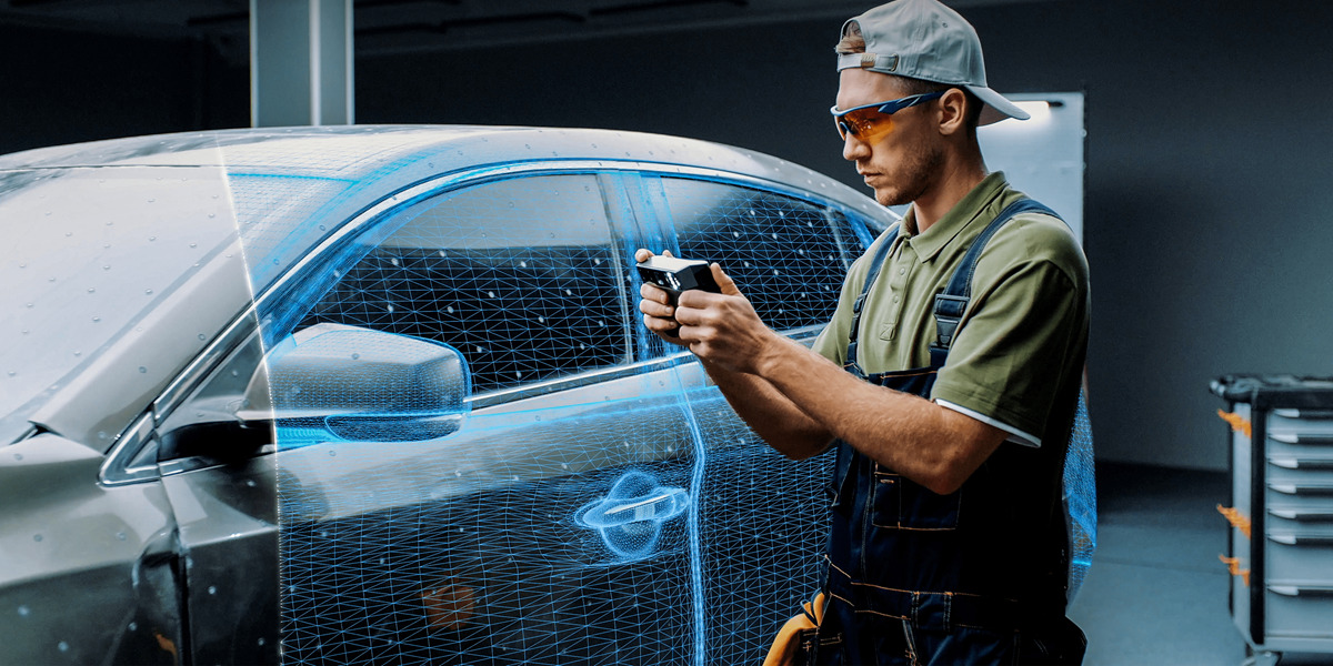 スマートフォンの直感的な操作性を採用、
ワイヤレス型のオールインワン3Dハンディスキャナ